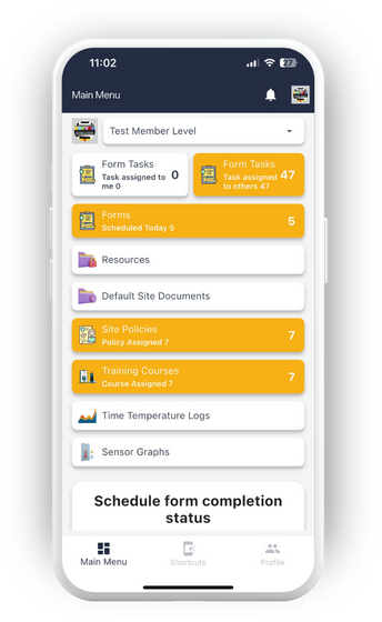 Mobile Dashboard